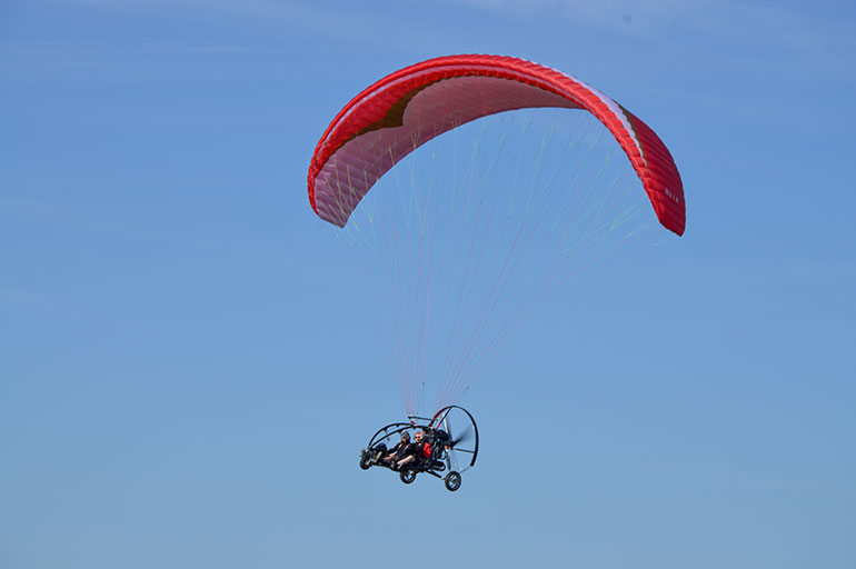 Condor tandem paramotor wing now certified to 472.5kg