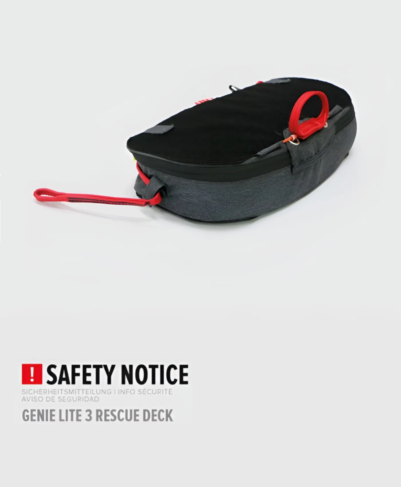 Safety notice: Genie lite 3 Rescue Deck
 cover image