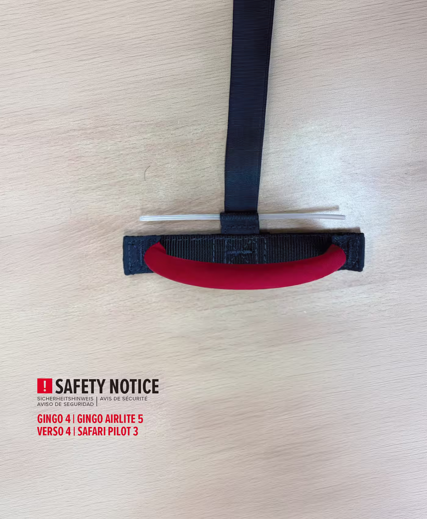 Aviso de seguridad: Asa de paracaidas
 cover image